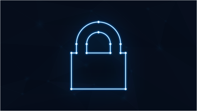 Free padlock neon cybersecurity vector