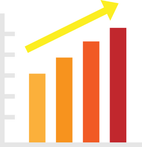 Free graph bar chart vector